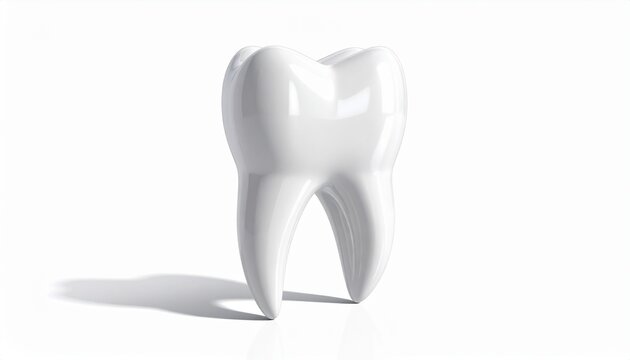 tooth isolated on white