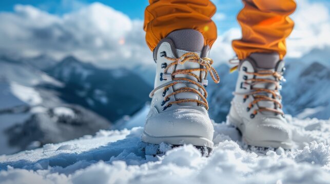 Winter Sports Shoe Snow Boot Athletic Footwear Outdoor Adventure