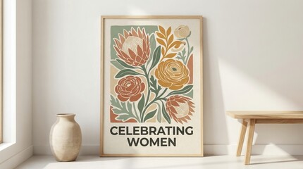 Light spring composition with yellow flowers on white background, airy mood, copy space.