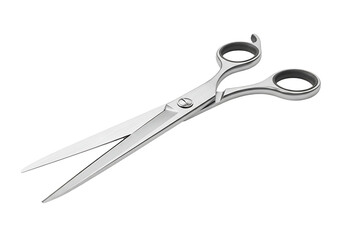 Obraz premium Sharp Stainless Steel Surgical Scissors Closeup.