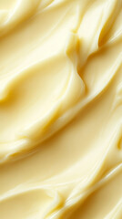 ゴールドのモイスチャークリームの背景