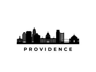 Fototapeta premium Vector Providence skyline. Travel Providence famous landmarks. Business and tourism concept for presentation, banner, web site.