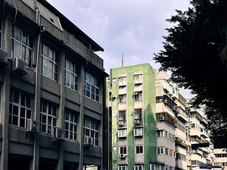 Obraz premium Street view of downtown in Taipei, Taiwan