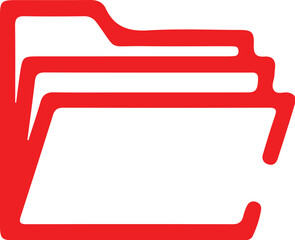 Folder icon  simple icon. Vector ICON all icon Viktor	