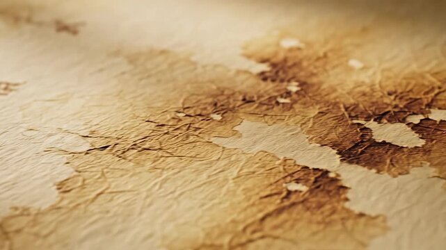 Closeup of aged textured paper