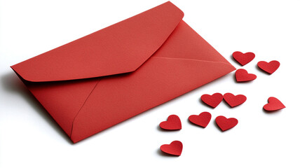 Red envelope on white background.
