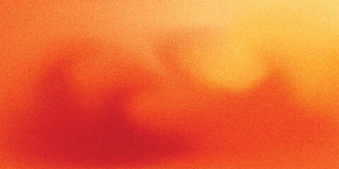 Warm orange yellow red gradient background. Autumn colored blurred wallpaper. Fall smooth gradation backdrop for banner, poster, leaflet, brochure, booklet. Vector abstract fiery template overlay © putra