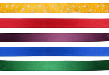 verschiedene Satinb&auml;nder