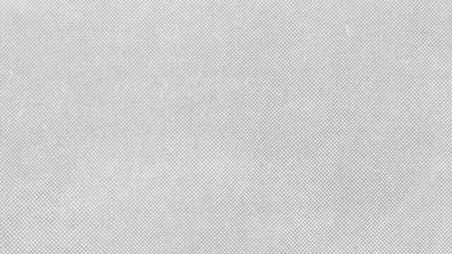 Animated White Halftone Dot Grunge Texture Background Overlay Loop.Vintage paper style motion graphic with abstract gray halftone pattern and noise grain effect for video editing.