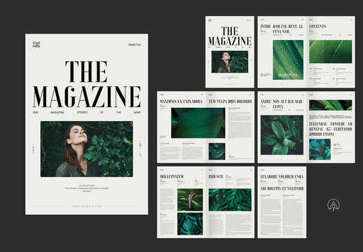 The Greenery Magazine Template