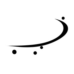 Vector Black Sparkling Star