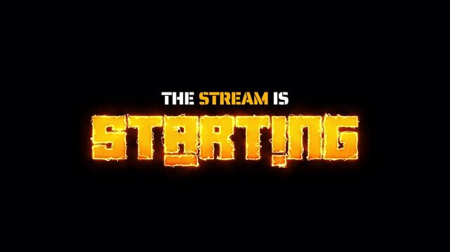 The Stream Is Starting Soon - Gaming Live Stream Overlay.