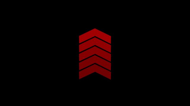 arrow up directional icon animation.