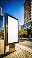 Obraz premium Urban advertisement space waiting to be filled