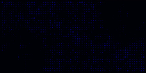 Obraz premium Led screen light background texture with pixel pattern. Digital tv display wall panel in blue, pink and purple gradient. Abstract bright television videowall grid vector design template Vector