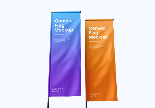 Two Convex Flag PSD Mockup