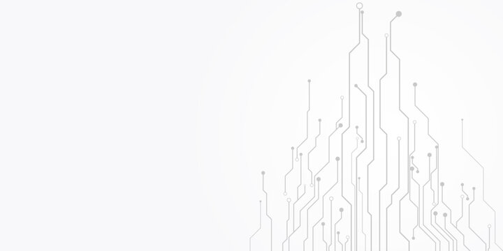 Abstract backgrounds of molecules lines light gray