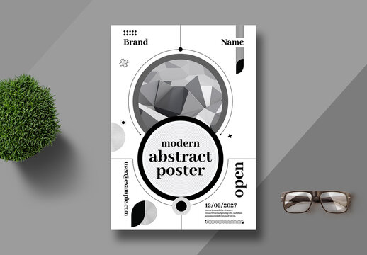 Minimal Modern Abstract Poster Template