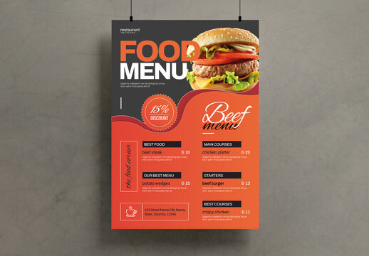Food Menu Template