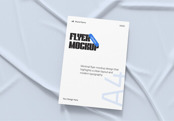 Minimal Flyer Mockup Template PSD