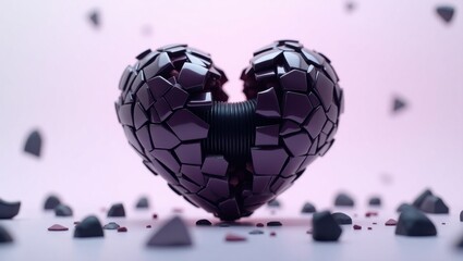 Broken heart symbol