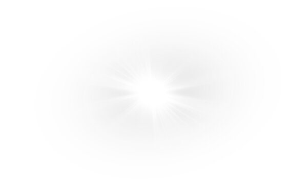Glow isolated white transparent light effect, sun light with lens flare effect. Sun flush, Overlays, light, Sun, sunrays, transitions, lens flare, light leaks and glare in PNG format