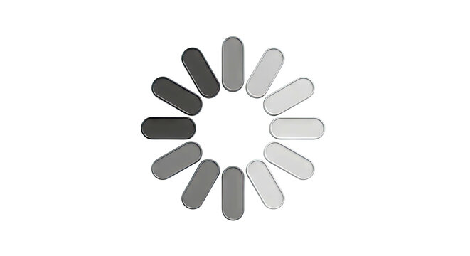 Loading Spinner with Gradient Bars