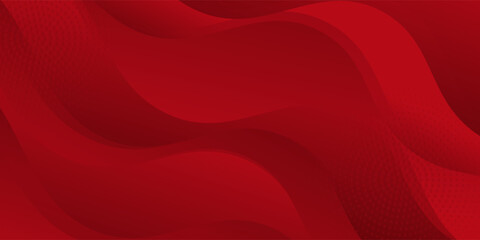 Obraz premium Red abstract background with dynamic shapes composition simple.vector illustration.