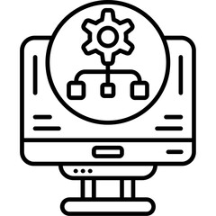 Support Structure Outline Icon