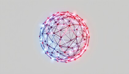 An abstract representation of a globe encircled by a network of lines, suggesting connectivity or relationships between various places around the world