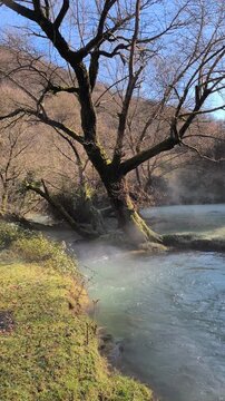 Fiume Aniene presso Trevi nel Lazio - Frosinone - Lazio - Parco Naturale Regionale dei Monti Simbruini