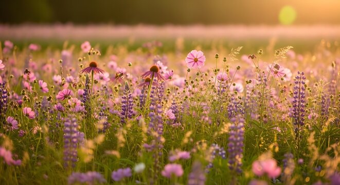 Flores de margaritas blancas y amarillas que crecen en la hierba verde
