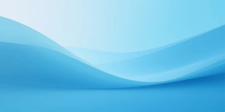 Abstract blue wave background featuring a smooth digital design with flowing gradient lines and soft light curves for a professional business wallpaper