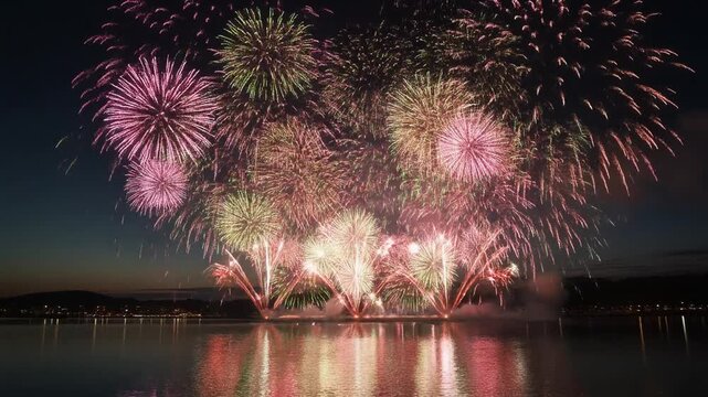 夜空転換大輪花火激アツチャンス動画