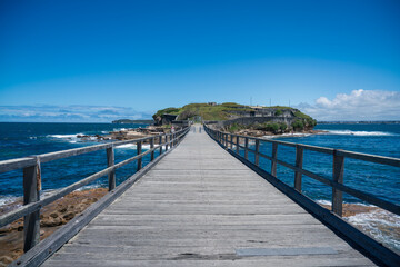 Obraz premium Island and sea in Sydney, New South Wales, Australia