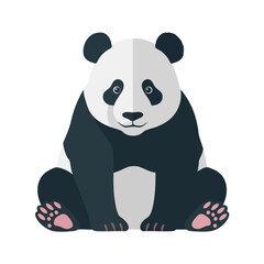 Cute Cartoon Panda Illustration