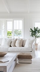 Coastal Escape Seaside Chi in White