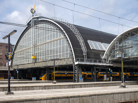 Amsterdam Centraal station, Noord-Holland province, The Netherlands