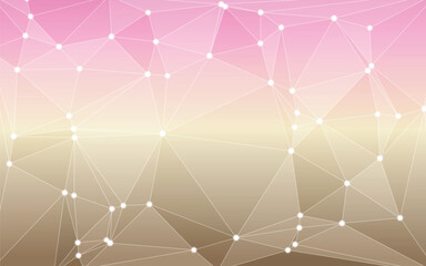 Soft Gradient Polygonal Network Background