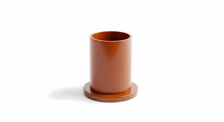 Blank Desk Organizer Pen Stand with No Stationery Isolated