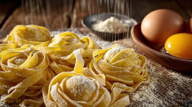 Frische Tagliatelle Nester