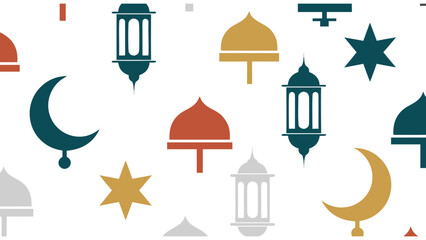 Fototapeta premium ramadan essence : modern abstract islamic symbol pattern