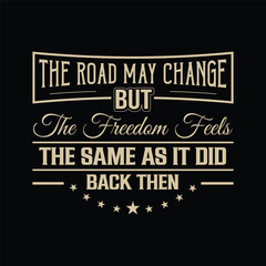 Vintage style Typography designs and badges on a black background