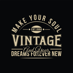 Fototapeta premium Vintage style Typography designs and badges on a black background