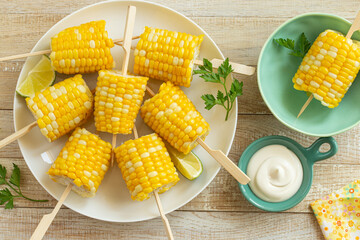 corn on the cob skewers