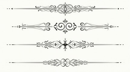 Obraz premium Ornate border designs