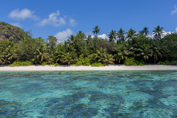 Obraz premium Mahé Island Seychelles Beach Baie Lazare Praslin La Digue
