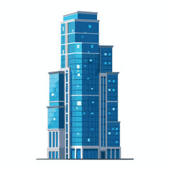 Modern Office Building Illustration