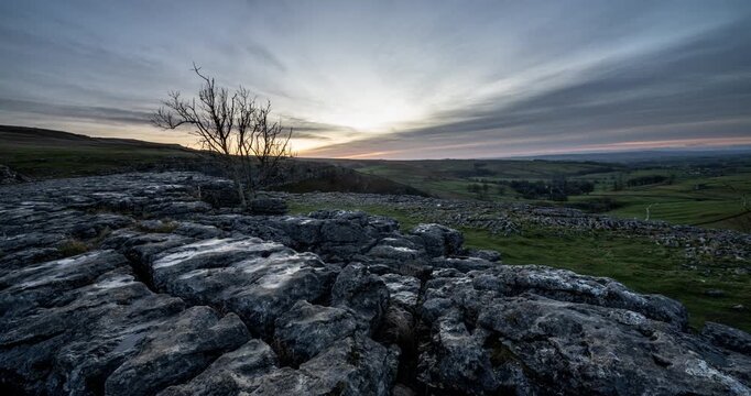 Malham cove sunrise