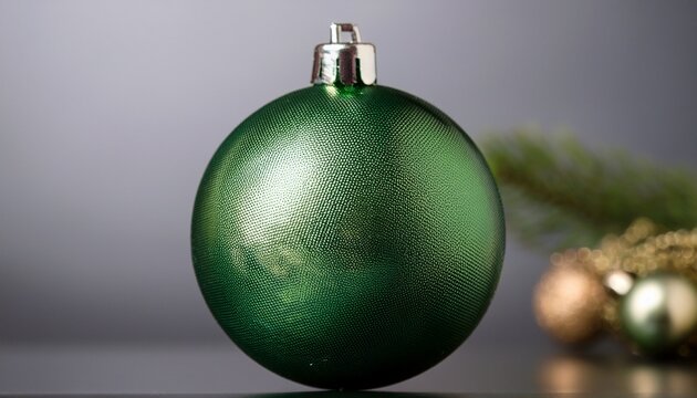 Enfeite Natal Bola Verde Decoracao Objeto De Natal Natalino